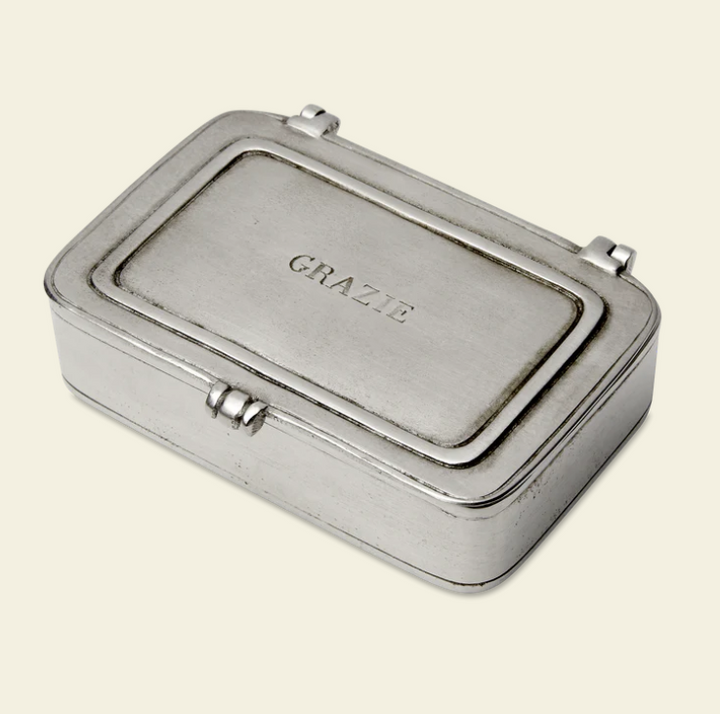 "Grazie" Box by Match Pewter