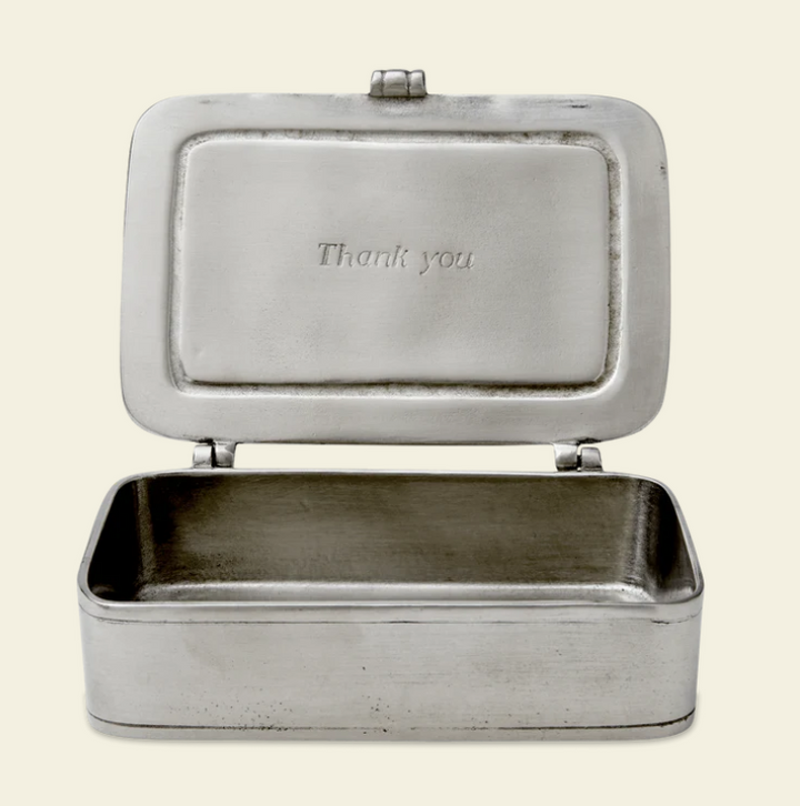 "Grazie" Box by Match Pewter