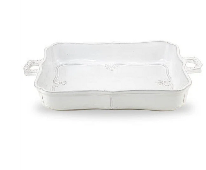 Bella Bianca Rectangular Lasagna Dish by Arte Italica