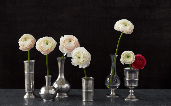 Long Neck Vase by Match Pewter