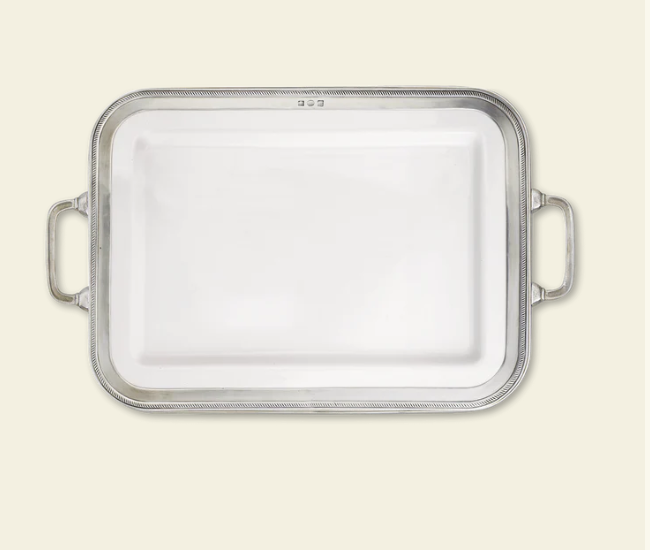 Luisa Rectangular Platters by Match Pewter