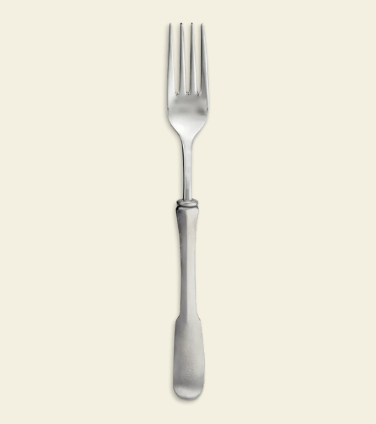 Olivia Serving Spoon and Fork Set by Match Pewter