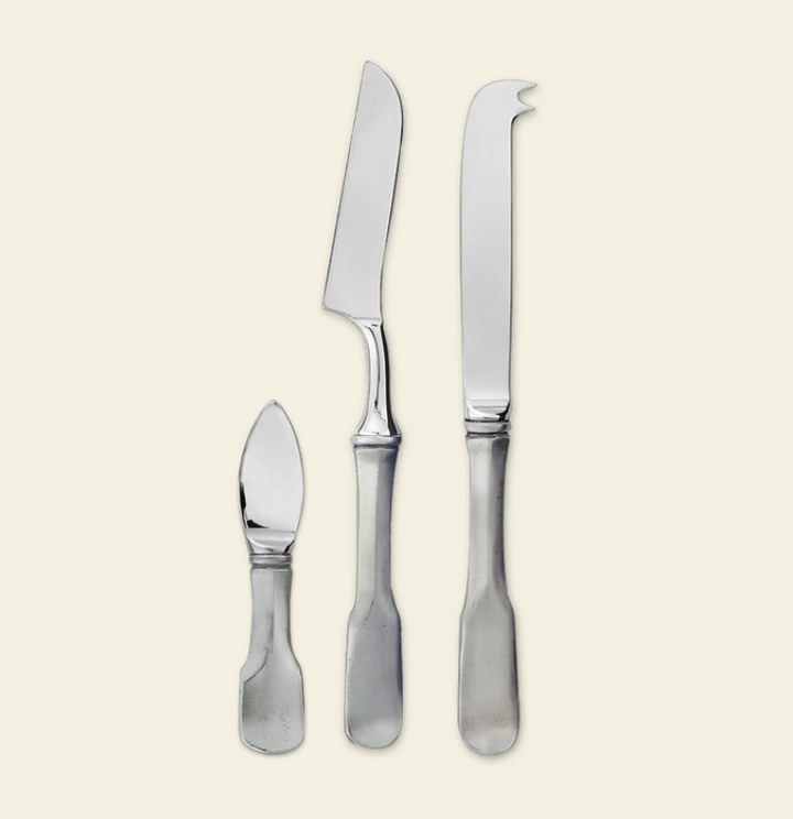 Olivia Cheese Knives by Match Pewter