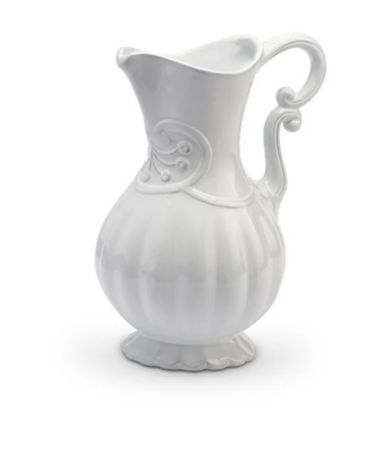 Bella Bianca Pitcher by Arte Italica