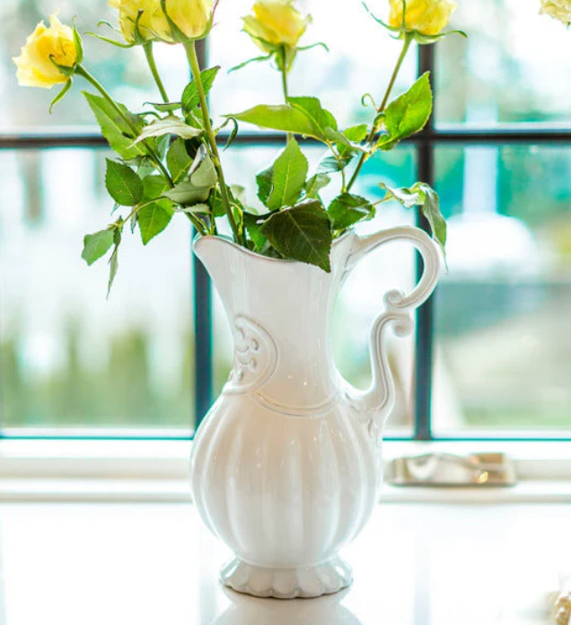 Bella Bianca Pitcher by Arte Italica