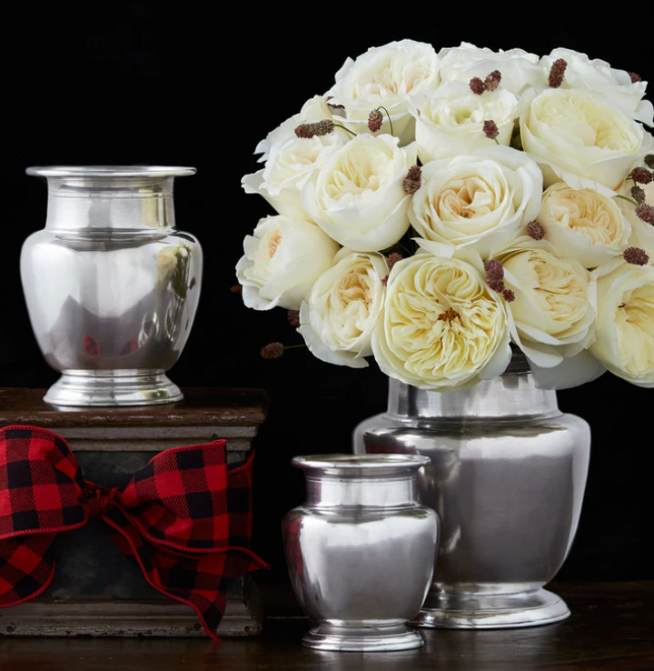 Rimmed Vases by Match Pewter