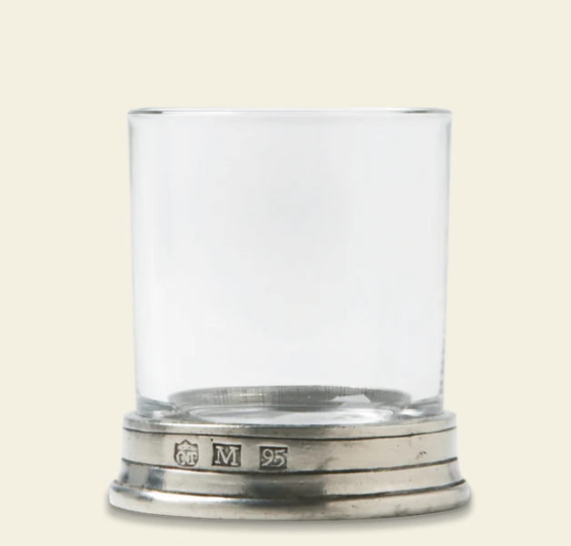 Neat Crystal Shot Glass by Match Pewter