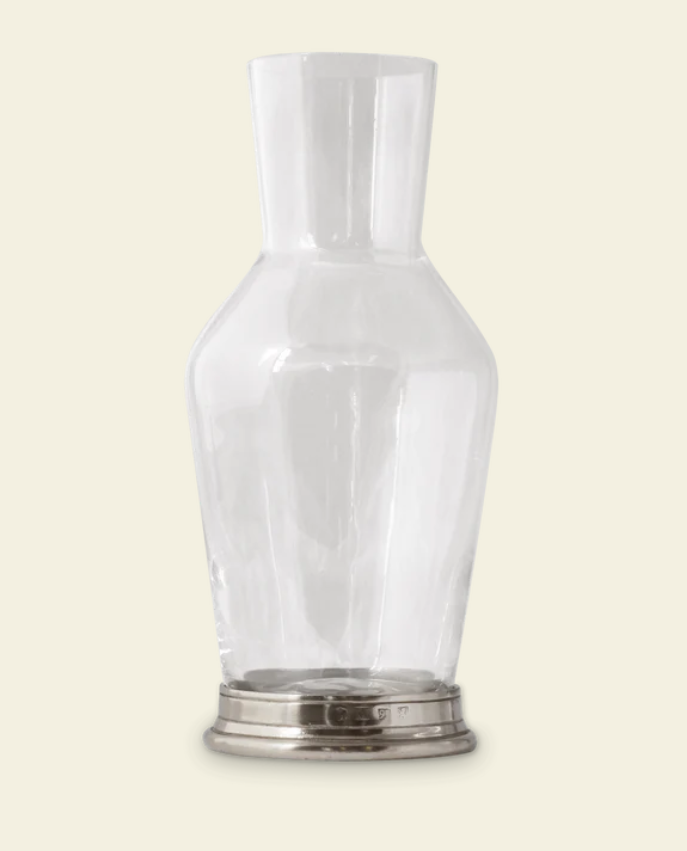 Bedside Carafe and Tumbler by Match Pewter