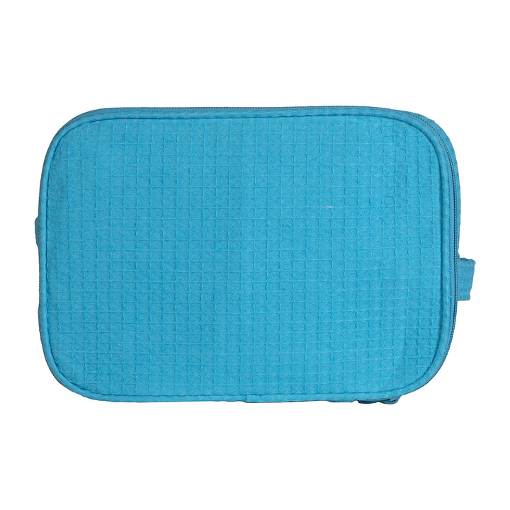 Waffle Weave Cosmetic Bag