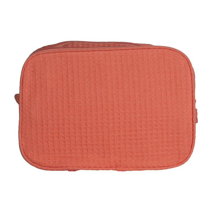 Waffle Weave Cosmetic Bag