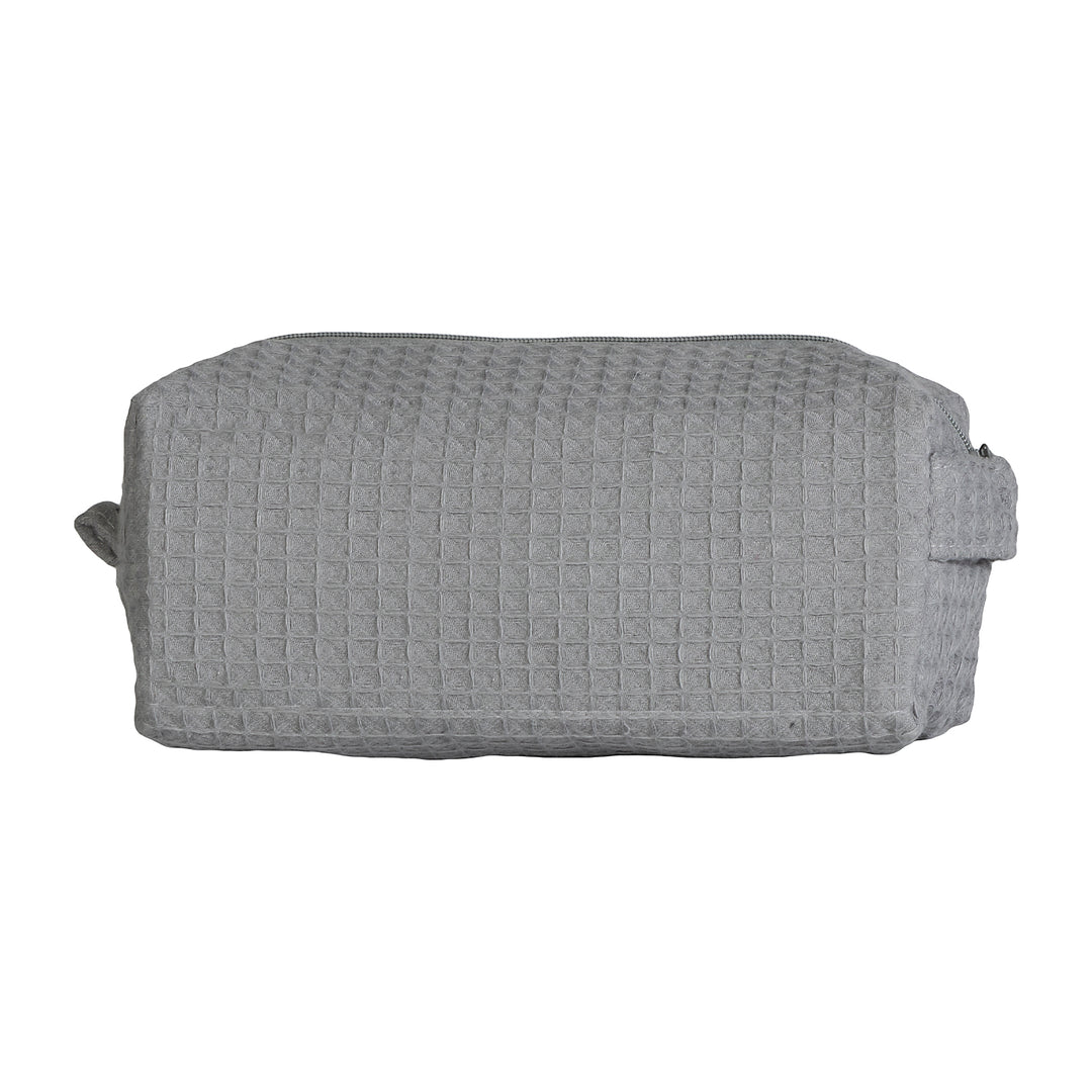 Waffle Weave Cosmetic Bag