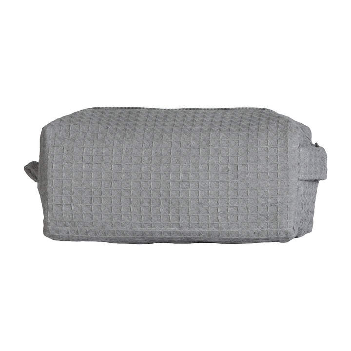 Waffle Weave Cosmetic Bag