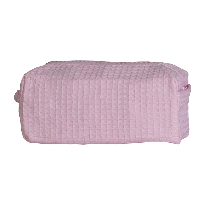 Waffle Weave Cosmetic Bag