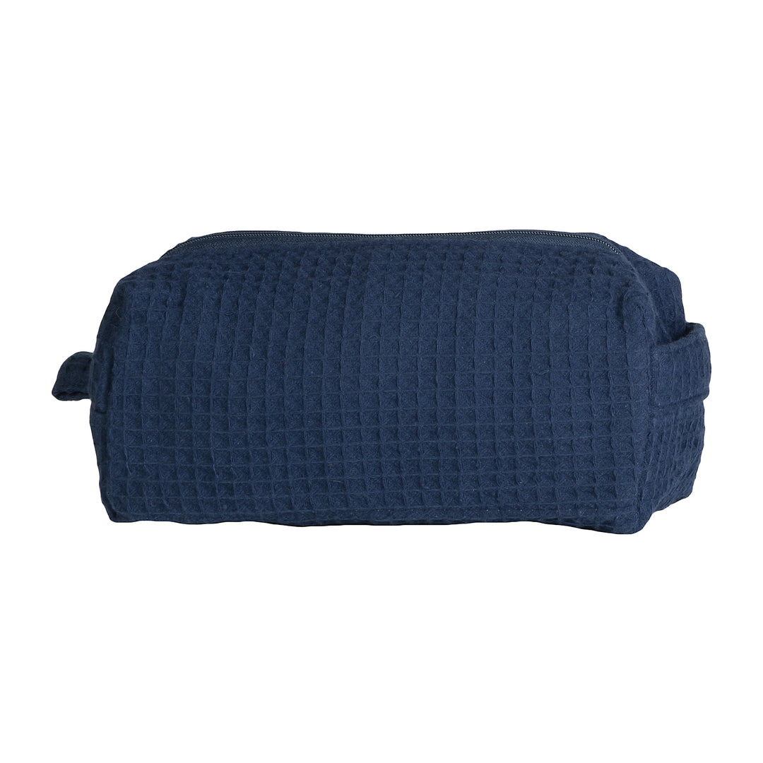 Waffle Weave Cosmetic Bag