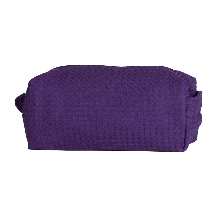 Waffle Weave Cosmetic Bag