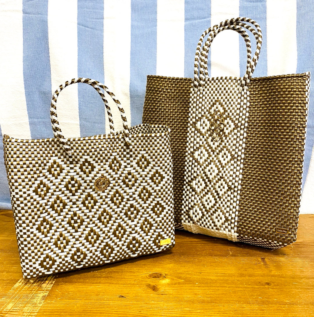 Handmade Bags Mexican Plastic Woven Bags Wholesale Handwoven XL
