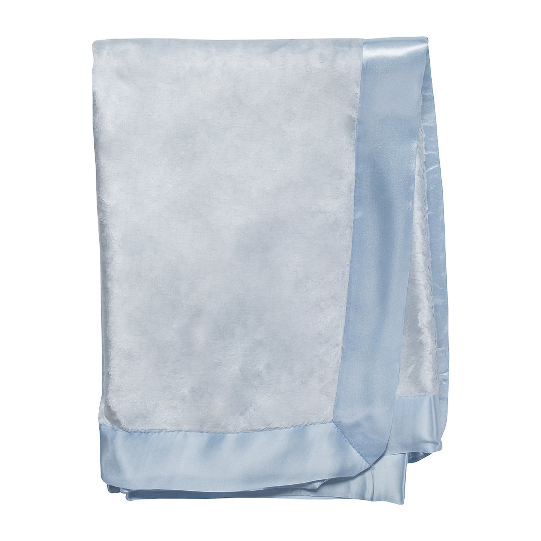 Tahoe Satin Trimmed Microfleece Baby Blanket