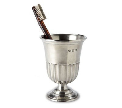 Pewter Imperto Toothbrush Holder by Match