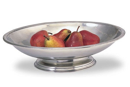 Oval Footed Centerpiece Bowl By Match Pewter