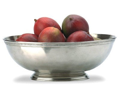 Luna Oval Footed Bowl (Match Pewter)