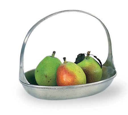 Oval Basket Bowl By Match Pewter