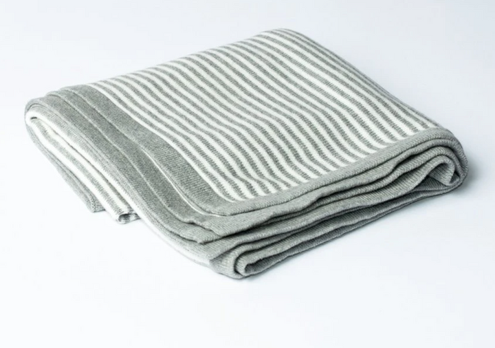 Reversible Striped Blanket