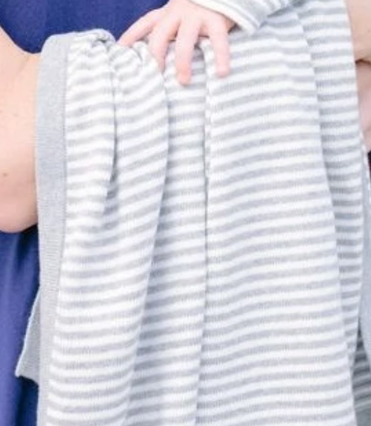 Reversible Striped Blanket