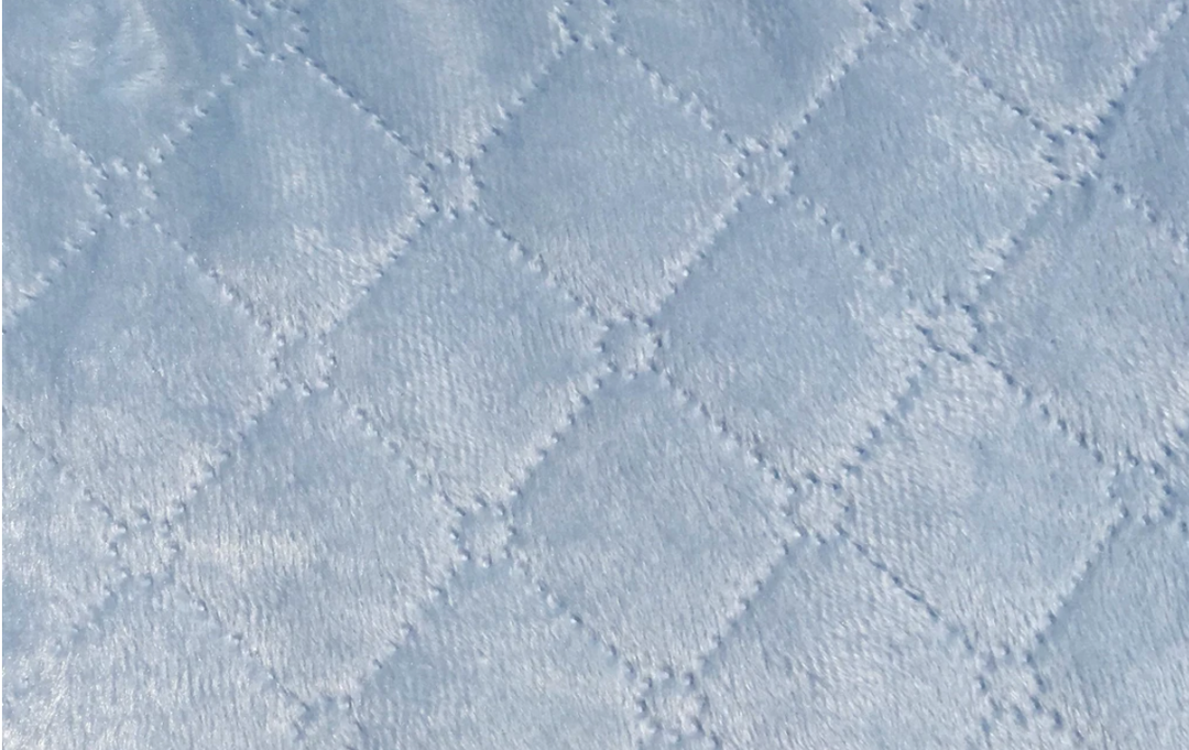Nana's Single-Face Quilted Plush Baby Blanket