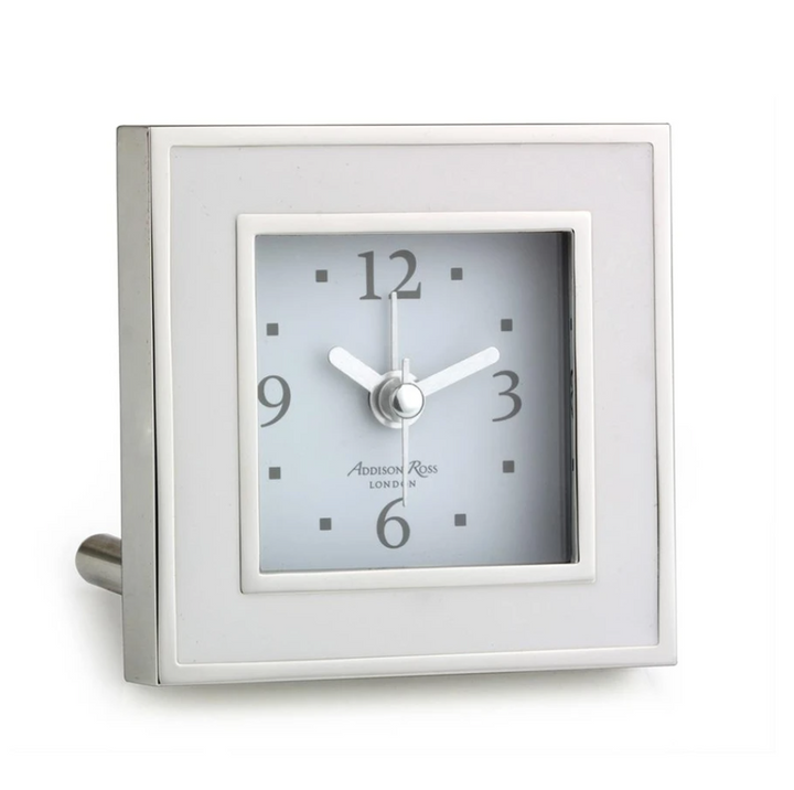 Square Enameled Alarm Clock