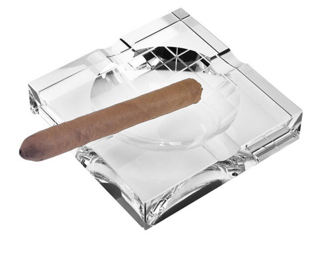 Excelsior Crystal Cigar Ash Tray