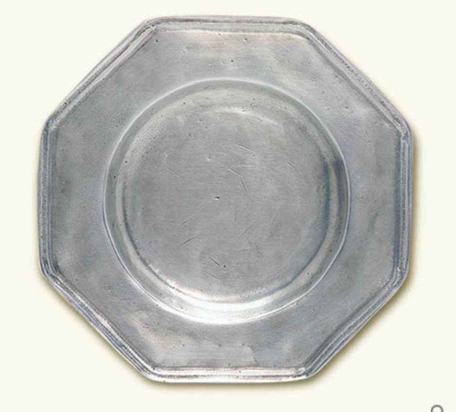 Octagonal Bottle Coaster by Match Pewter