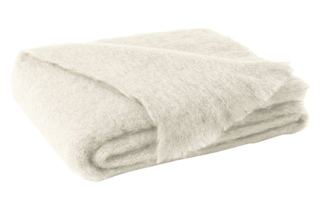 Mohair Throw Blanket - Thumbnail 5