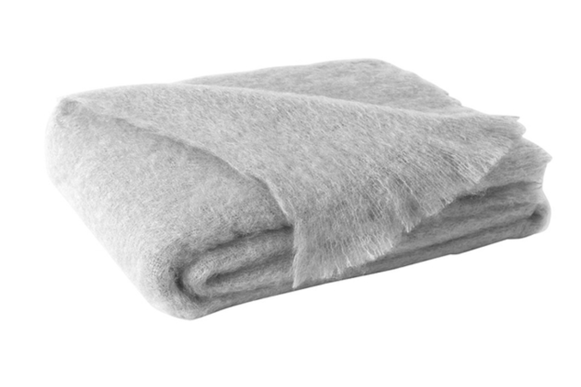 Mohair Throw Blanket