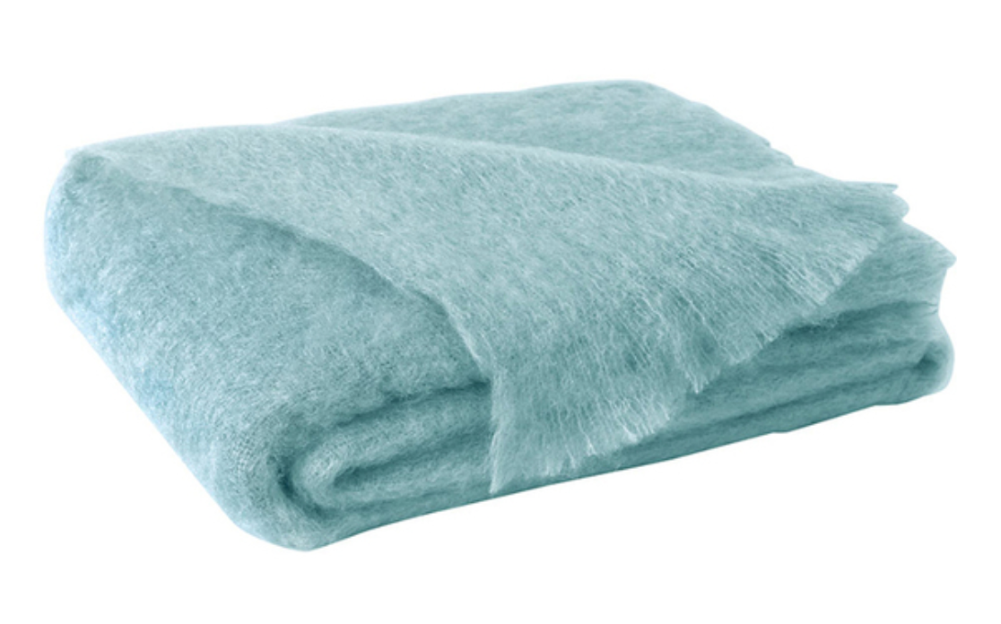 Mohair Throw Blanket - Thumbnail 2