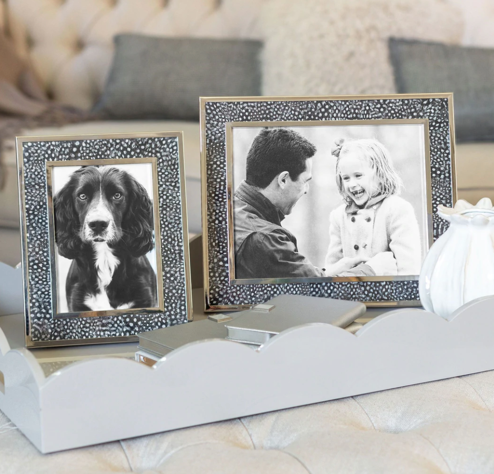 Spotted Feather Picture Frame