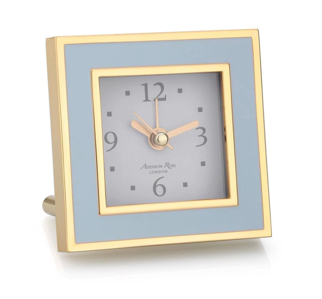 Square Enameled Alarm Clock