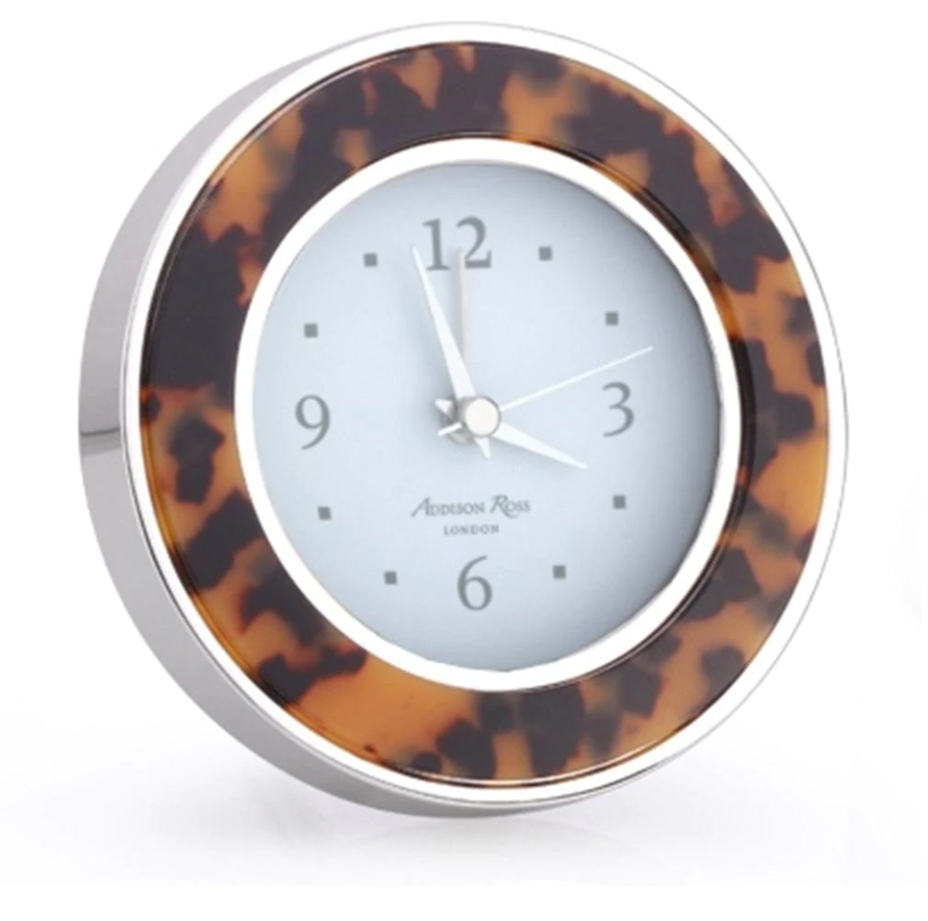 Round Tortoiseshell Alarm Clock