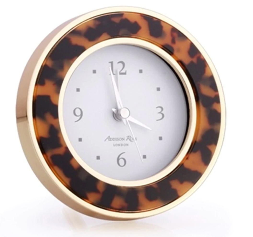 Round Tortoiseshell Alarm Clock