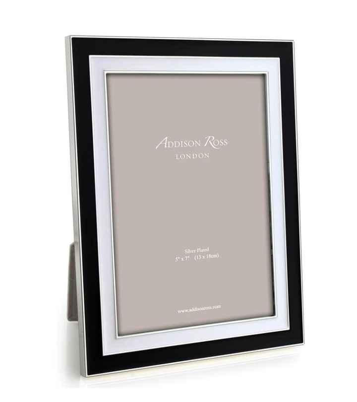 Two-Tone Wide Enamel Picture Frame (4"x 6")