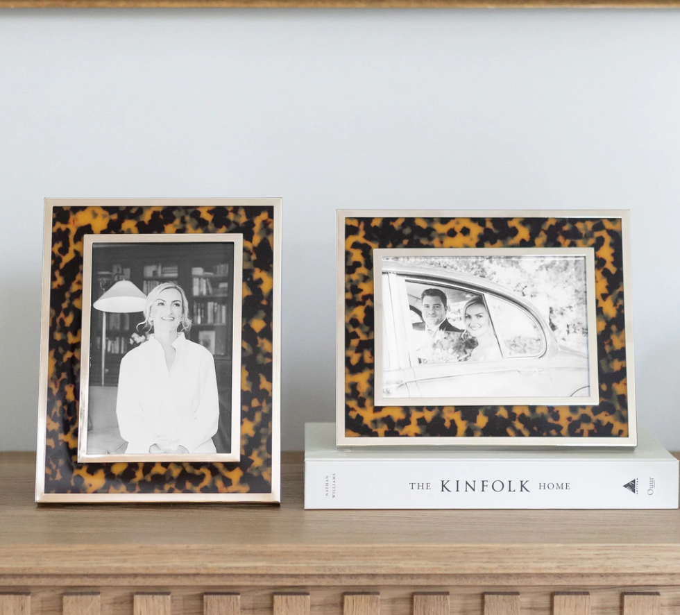 Wide Tortoiseshell Picture Frame (5"x 7")