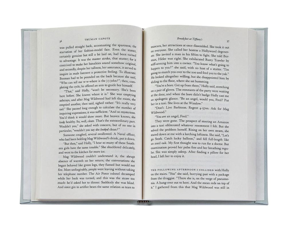 Breakfast at Tiffany's, Truman Capote (Leather Bound)