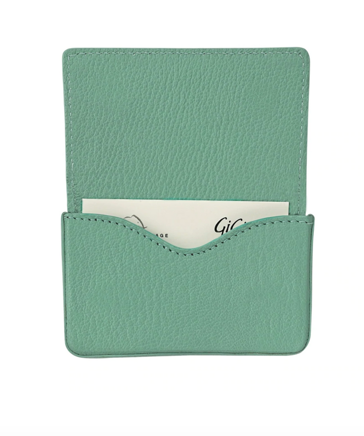 Hard Leather Business Card Case