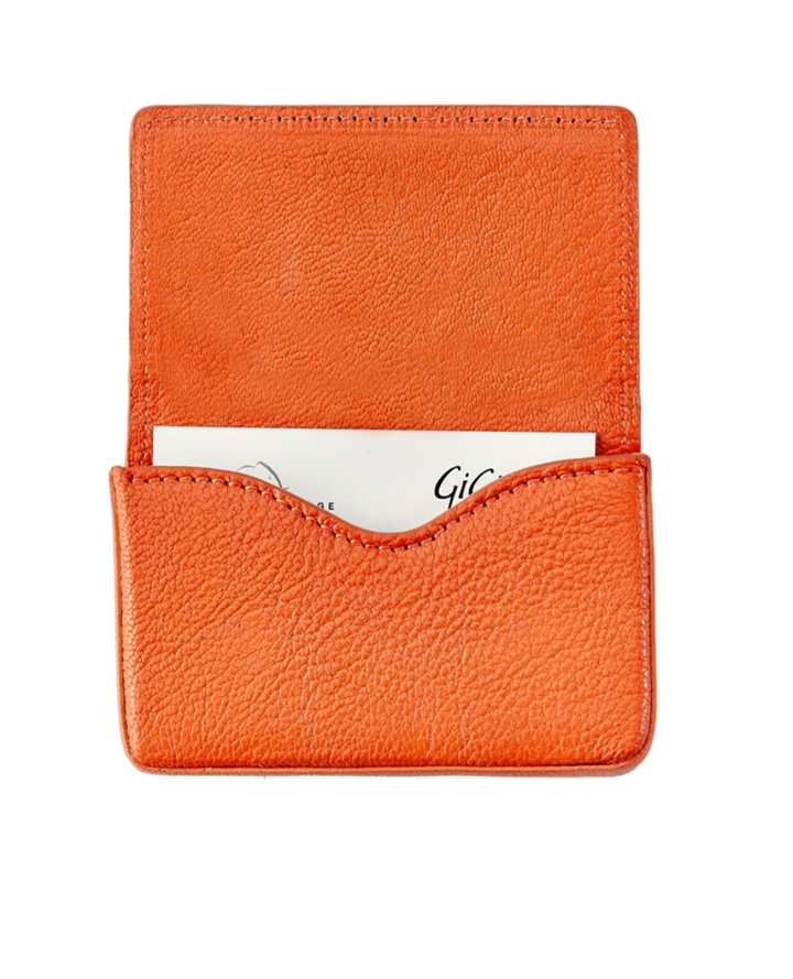 Hard Leather Business Card Case