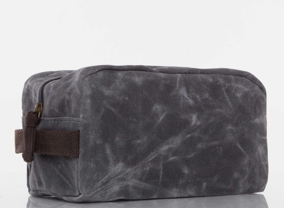 Waxed Canvas Lined Dopp Kit