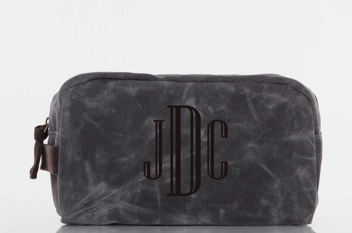 Waxed Canvas Lined Dopp Kit