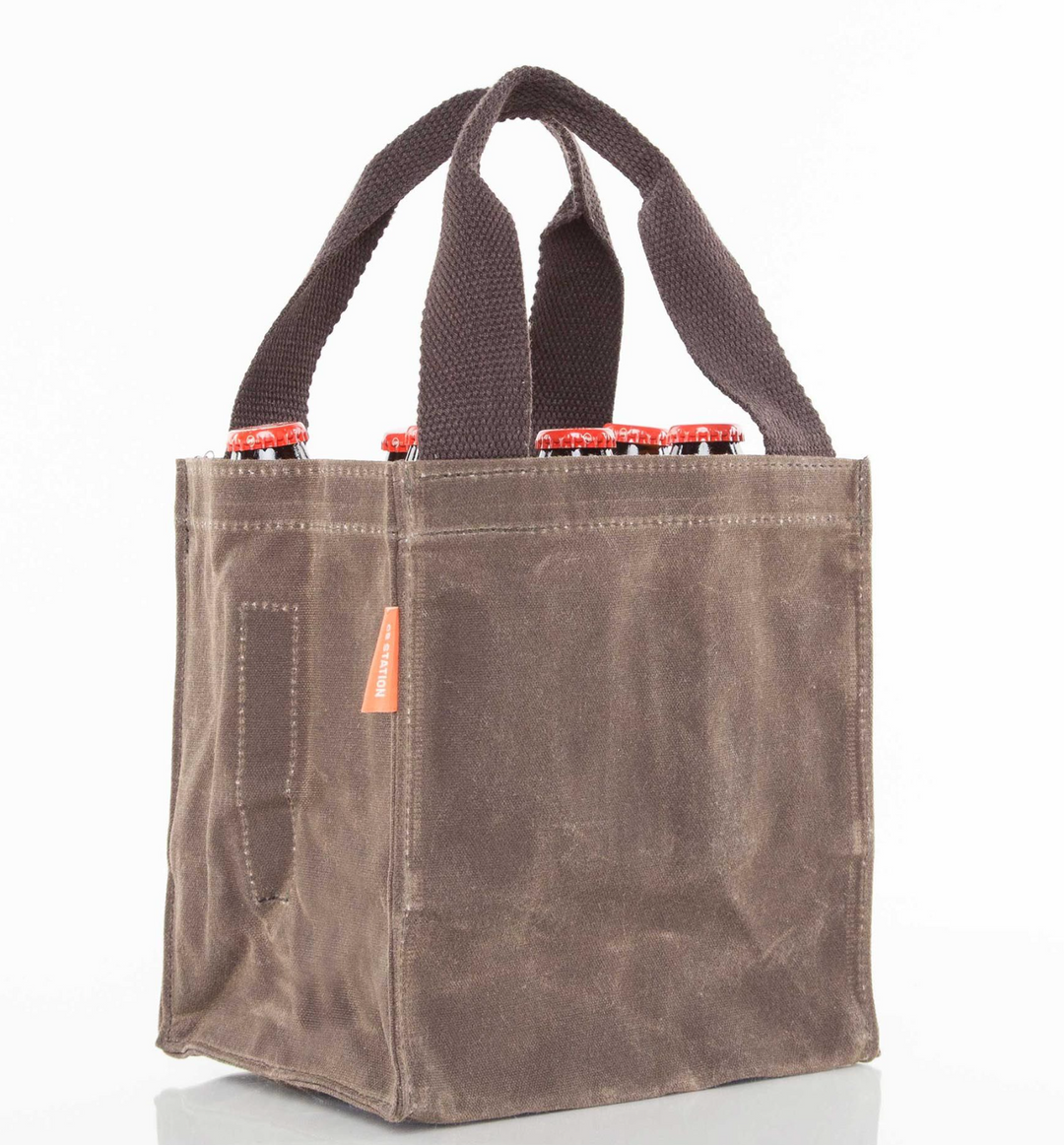 Waxed Canvas 6-Pack Beer Tote