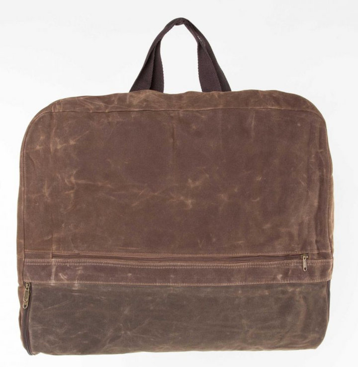 Waxed Canvas Garment Bag