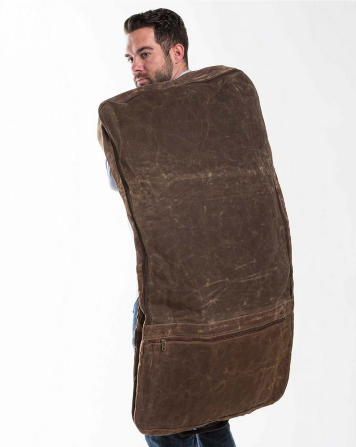 Waxed Canvas Garment Bag