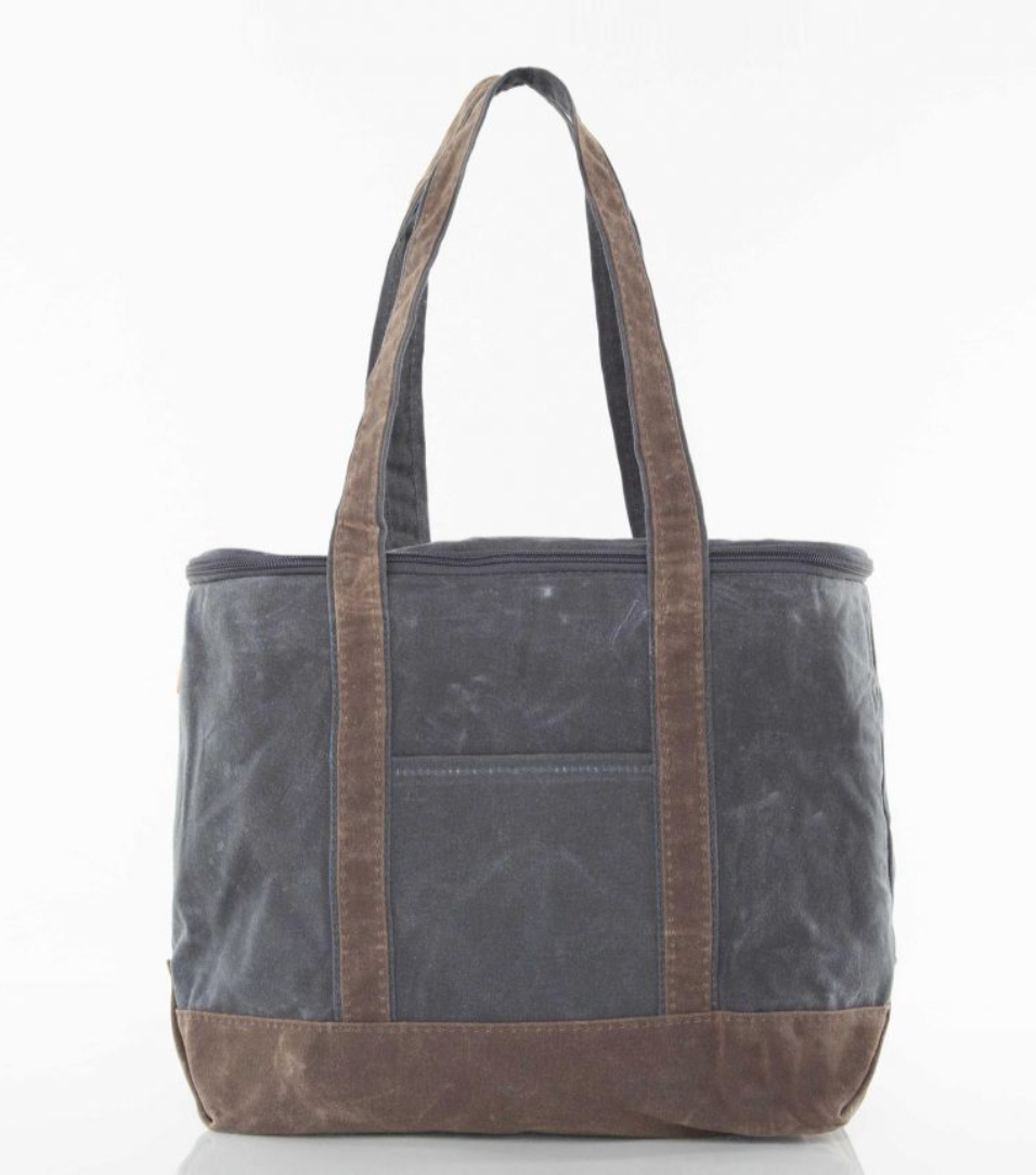 Waxed Canvas Cooler Tote