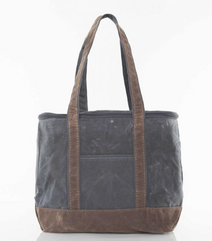 Waxed Canvas Cooler Tote